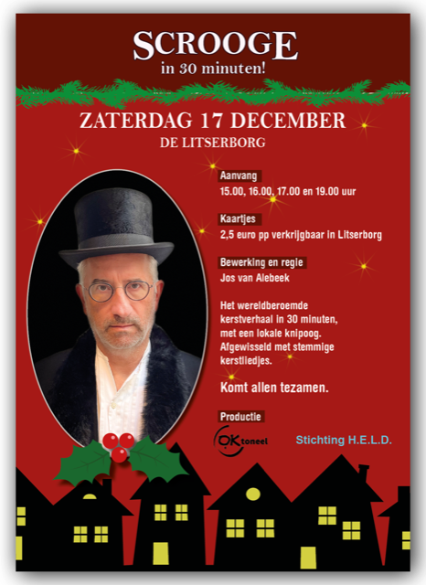 Scrooge in de Litserborg op 17 december 2022